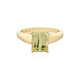 Anello in oro con Kunzite Canarino