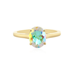 Anello in argento con Topazio Moonlight
