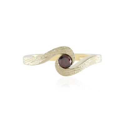 Anello in oro con Diamante Rosso I2 (de Melo)