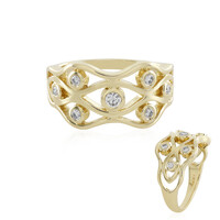 Anello in oro con Diamante SI2 (H) (de Melo)