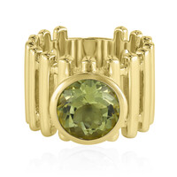 Anello in argento con Citrino Limone