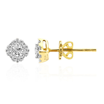 Orecchini in oro con Diamante VVS1 (G) (Annette)