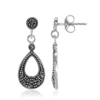 Orecchini in argento con Marcassite