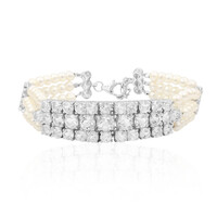 Bracciale in argento con Topazio Bianco