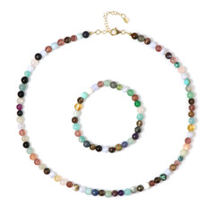 Parure in argento con Citrino
