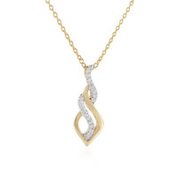 Collana in argento con Diamante I3 (J)
