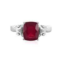 Anello in argento con Rubino del Madagascar