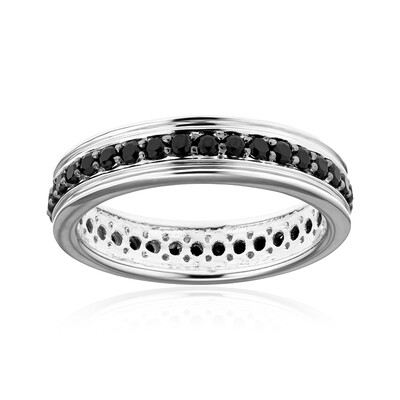 Anello in argento con Spinello Nero