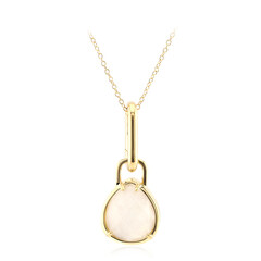 Collana in argento con Pietra di Luna Arcobaleno