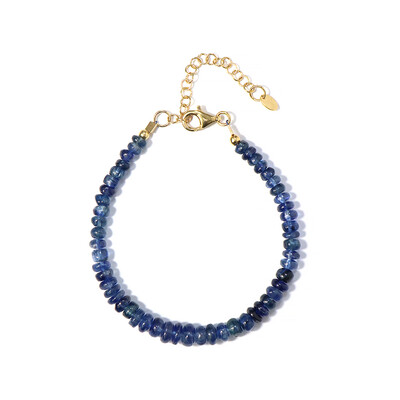 Bracciale in argento con Cianite del Nepal