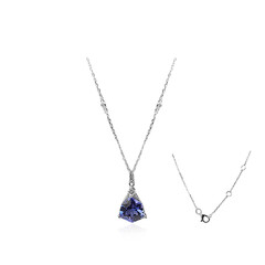 Collana in oro con Tanzanite AAA (CIRARI)