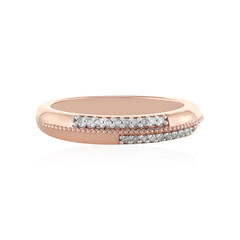 Anello in argento con Diamante I4 (J)