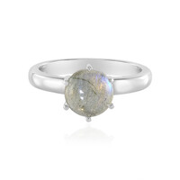 Anello in argento con Labradorite