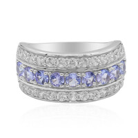 Anello in argento con Tanzanite