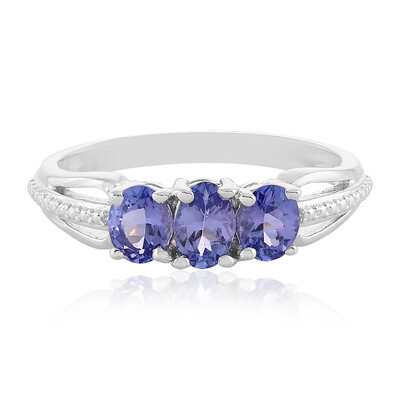 Anello in argento con Tanzanite