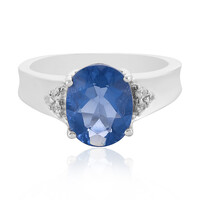 Anello in argento con Fluorite Cangiante