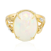 Anello in oro con Opale di Welo (Adela Gold)