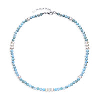 Collana in argento con Larimar