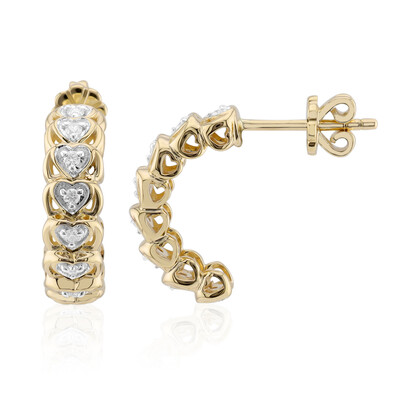 Orecchini in oro con Diamante SI1 (G) (Annette)