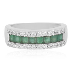 Anello in argento con Smeraldo Socoto