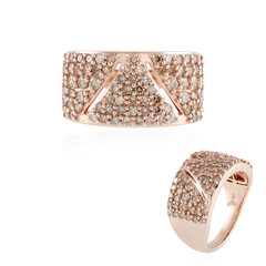 Anello in oro con Diamante Cioccolato I3  (KM by Juwelo)