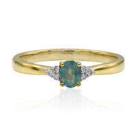 Anello in oro con Grandidierite (AMAYANI)