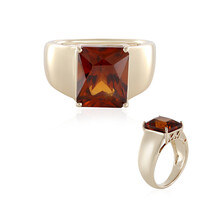 Anello in oro con Granato Essonite