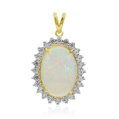 Ciondolo in oro con Opale di Welo (Adela Gold)