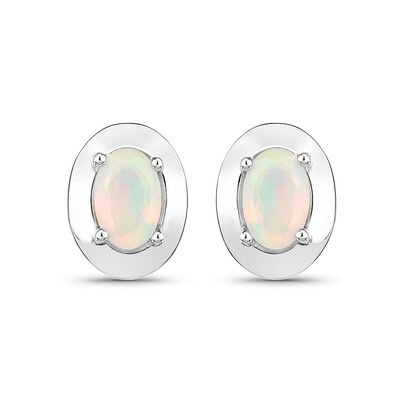 Orecchini in argento con Opale di Welo