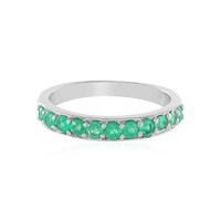 Anello in argento con Smeraldo Colombiano