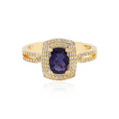 Anello in argento con Iolite