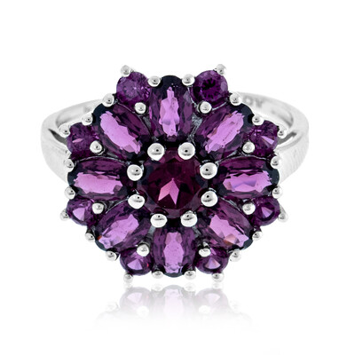 Anello in argento con Rodolite