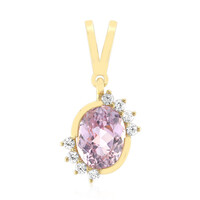 Ciondolo in oro con Kunzite Patroke