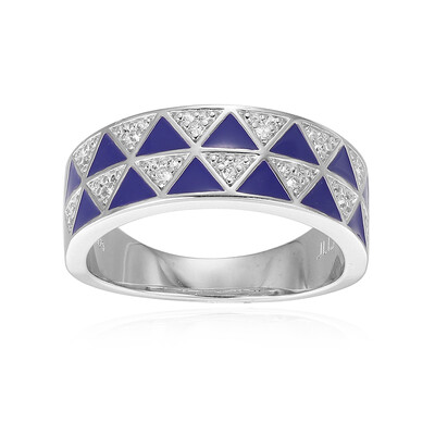 Anello in argento con Topazio Bianco