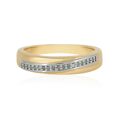 Anello in argento con Diamante PK (J)