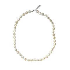 Collana in argento con Perla di Acqua Dolce (TPC)