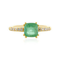 Anello in argento con Smeraldo Etiope
