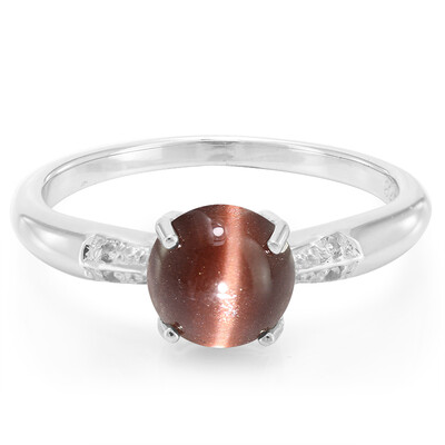 Anello in argento con Scapolite Occhio di Gatto