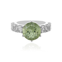 Anello in argento con Ametista Verde
