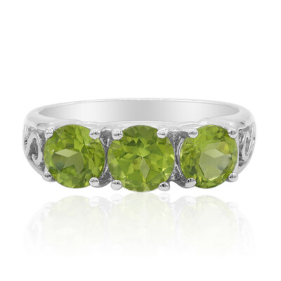 Anello in argento con Peridoto