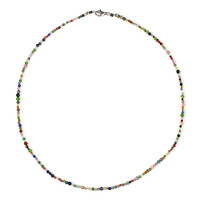 Collana in argento con Granato d’India