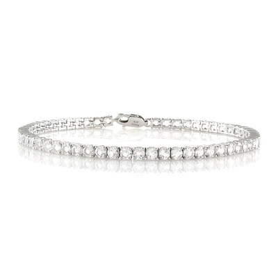 Bracciale in argento con Topazio Bianco