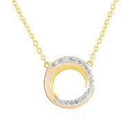 Collana in argento con Diamante I3 (J)