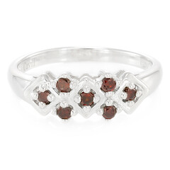 Anello placcato in platino con Diamante Fancy
