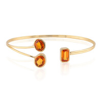 Bracciale in oro con Zaffiro Arancione Ban Ka Cha