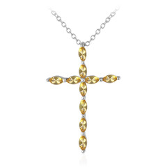 Collana in argento con Citrino