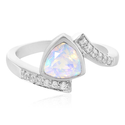 Anello in argento con Opale di Welo