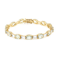 Bracciale in argento con Ametista Verde