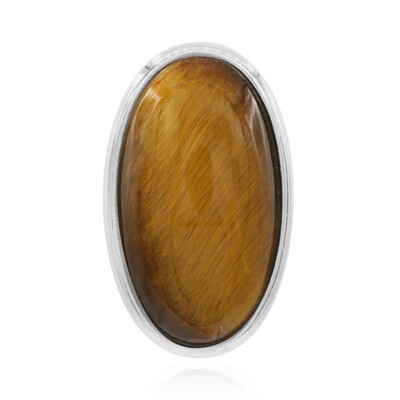 Ciondolo in argento con Occhio di Tigre (MONOSONO COLLECTION)