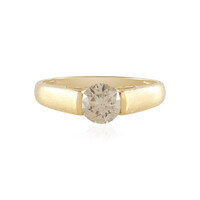 Anello in oro con Diamante Champagne I1 (de Melo)